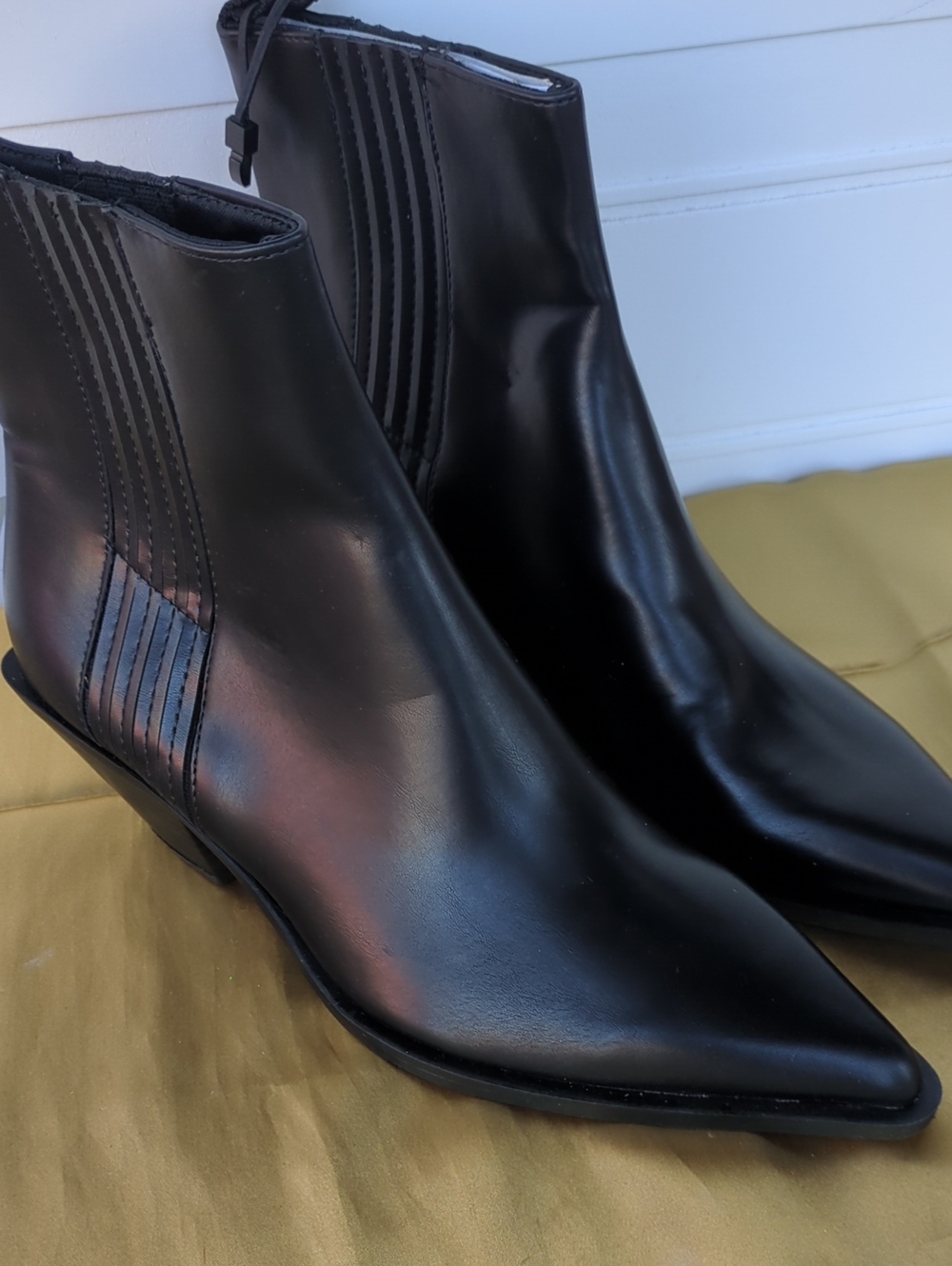 NWT Zara Black Pointed Toe Ankle Booties, Different Sizes Available